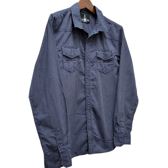 Buffalo David Bitton Murdock Long-Sleeves Shirt Size Medium Men's - Picture 3 of 10